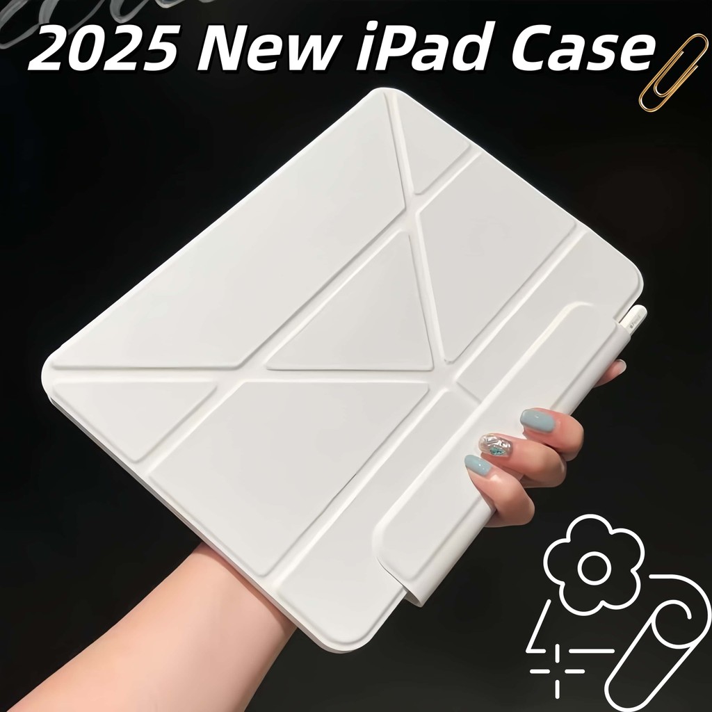 [ เคสป้องกันแบบพับรูปตัว Y] for iPad Pro 11 2018-2024 Mini 6/7 Air7 Air6 Air5 Air4 Gen10 Gen11 A16 G