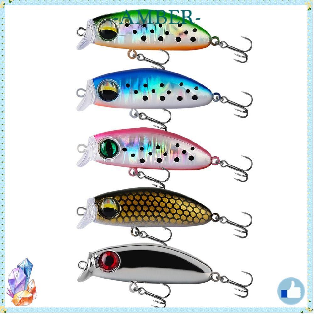 AMBER Tackle เหยื่อปลามัลติคอลเลอร์ ขนาด 2.5g 35mm ทำจากวัสดุ ABS