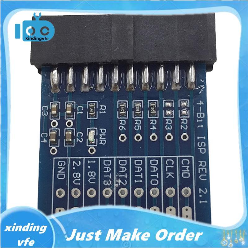 อะแดปเตอร์ใหม่ JTAG , ISP 4-BIT ISP REV 2.1 สําหรับ Easy Jtag Plus Box / เครื่องมือ ESAYJTAG