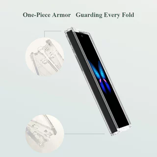 Lereach Crystal Clear เคสโทรศัพท์สําหรับ Samsung Galaxy Z Fold 8 Ultrta / Flip 8 / Fold 7 Fold 6 / Flip 6 7 FE - กันกระแทกบางเฉียบ | Anti-Scratch