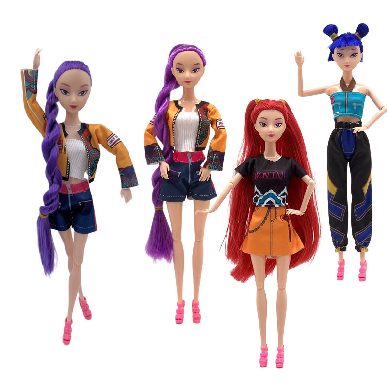 KPop Demon Hunters Huntrix Doll Rumi Mira Zoey ตุ๊กตาของเล่น