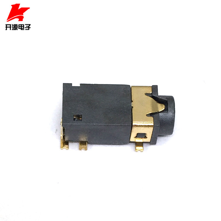 PJ-327A ช่องเสียบหูฟัง 6 พินแบบวางตําแหน่ง 2 พิน