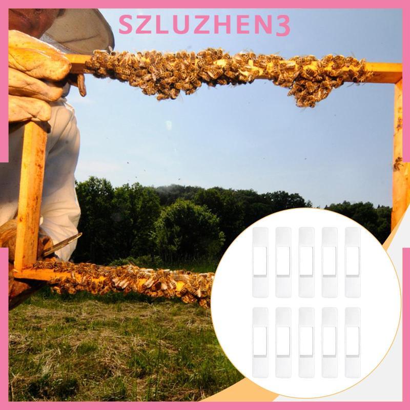 [Szluzhen3] 10 ชิ้น Bee Hive Frame Spacing เครื่องมือ Beekeep อุปกรณ์ Bee Hive Frame Clamps