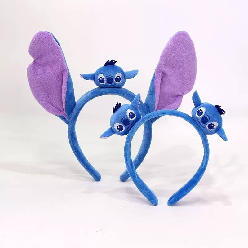 สไตล์ใหม่ Stitch Ear Headband เด็กโปรแกรมประสิทธิภาพ Photo Headwear Influencer Live Powder Absorption อุปกรณ์เสริมผม