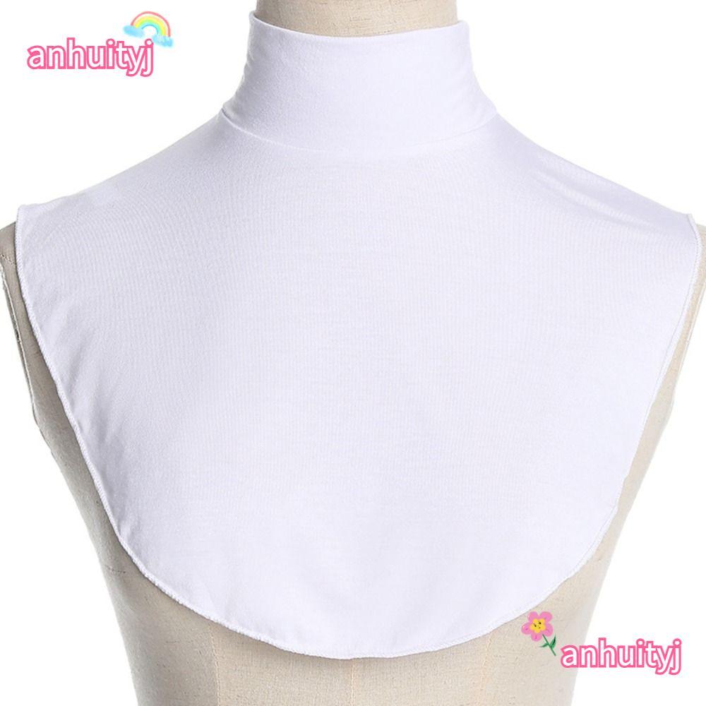 ANHUITYJ ผ้าพันคอที่ถอดออกได้ห่อ Modal Ramadan Hijab Cover