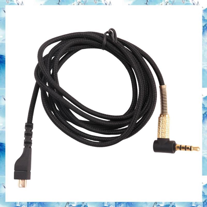 [ ] สายชุดหูฟังเสียงทดแทนสําหรับหูฟังเล่นเกมไร้สาย Arctis 7 5 3 Pro 4.9Ft Cable