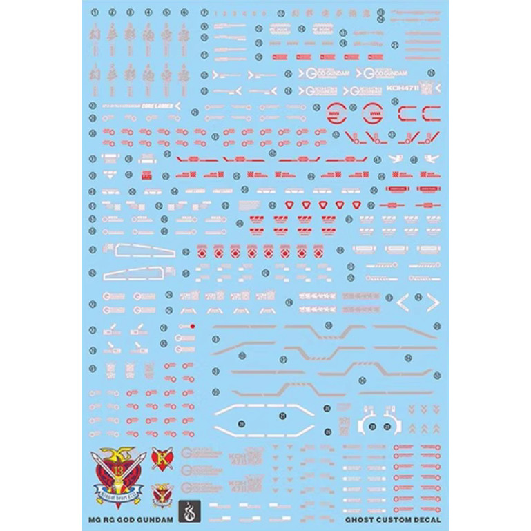YAN GHOST FAT CAT RG 1/100 GOD Water Slide Decal (ไม่รวมชุด) YANMG077 ราคา ถูกที่สุด ดีลบีเคเค แกลเลอรีภาพที่ 2