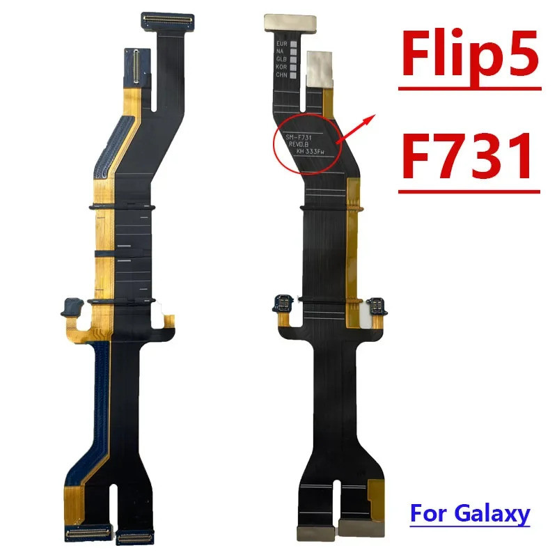 เมนบอร์ด Flex สําหรับ Samsung Galaxy Z Flip5 Flip6 Flip 5 6 F741b F731b F731u หลักเมนบอร์ด Connector
