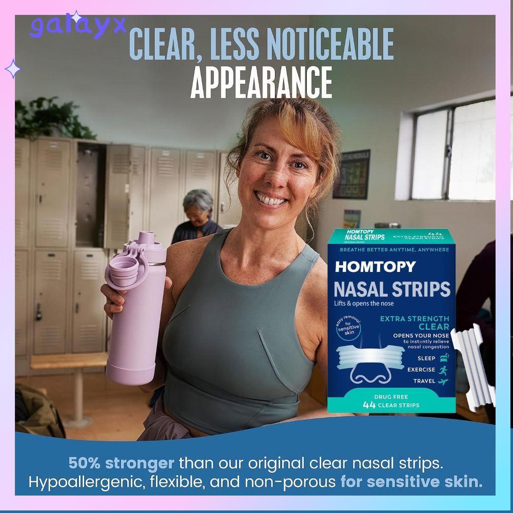 GALAYX Nose Strips, Strong Sleeping Aid Better Breathe Extra Stronght Nasal Strip, Sensitive Skin St