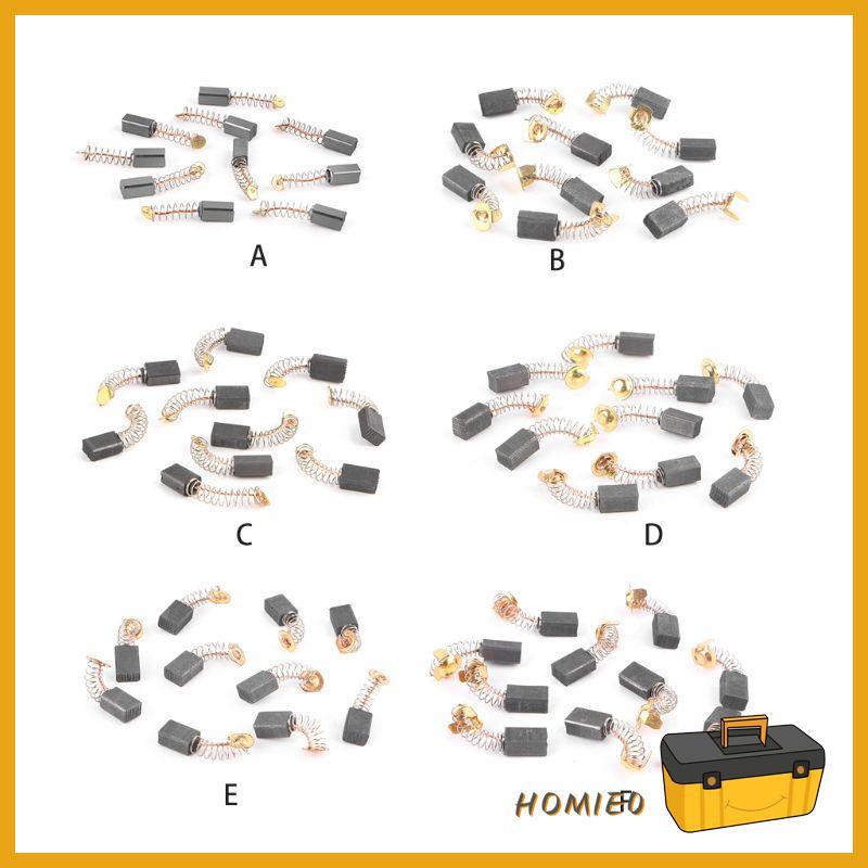 HOMIE0 10 ชิ้นแปรงคาร์บอนเปลี่ยนแปรงคาร์บอนสําหรับ Ma keta 1900B 3701 3703 J1Z-F03-13B FF-16A