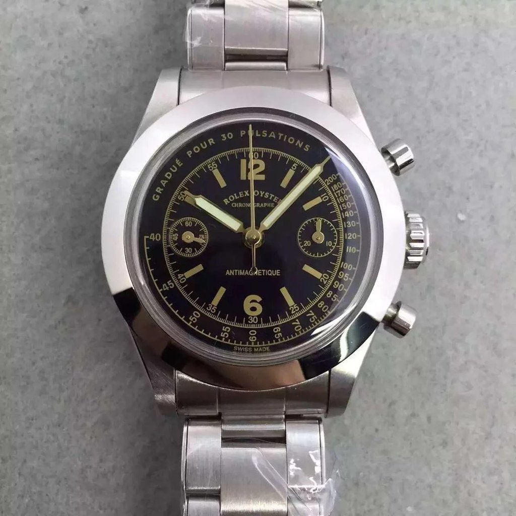 R ROLEX Retro Series 7750 Mechanical Movement นาฬิกาผู้ชาย, ASIA7750 Automatic Timing Mechanical Mov