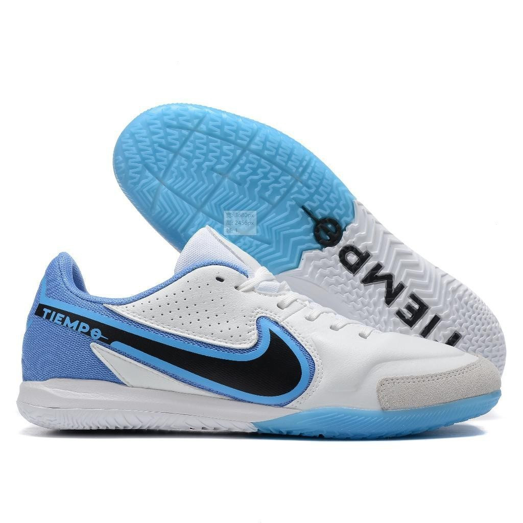 ของแท้ TE IS Time เสื้อฟุตบอลตํานานรองเท้าฟุตซอลในร่ม 9 IC Salao Plaza หนังขนาด 37-43