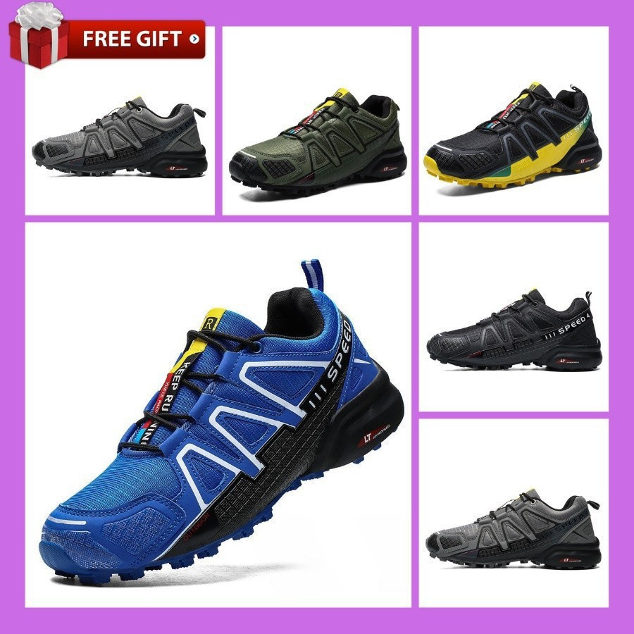 รองเท้าเดินป่า Salomon Speedcross 4 GTX ดีไซน์เบาๆ เหมาะสำหรับการเดินป่ากลางแจ้ง