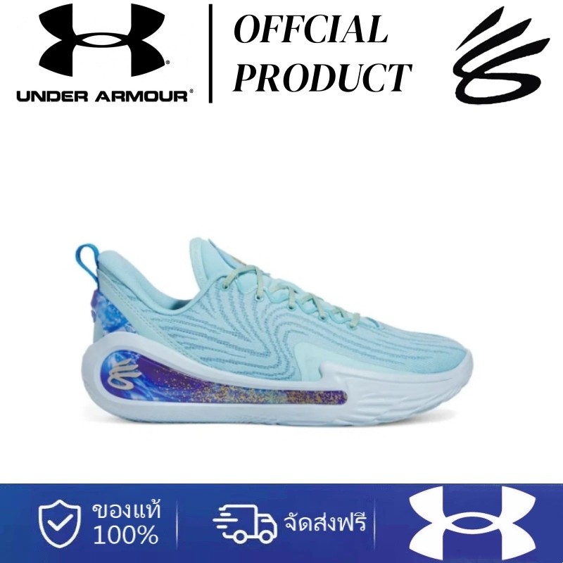 🔥ของแท้ 100%🔥Under Armour Curry 12 "Pisces" รองเท้าบาส ระบายอากาศ กันลื่น กันกระแทก Basketball Shoes