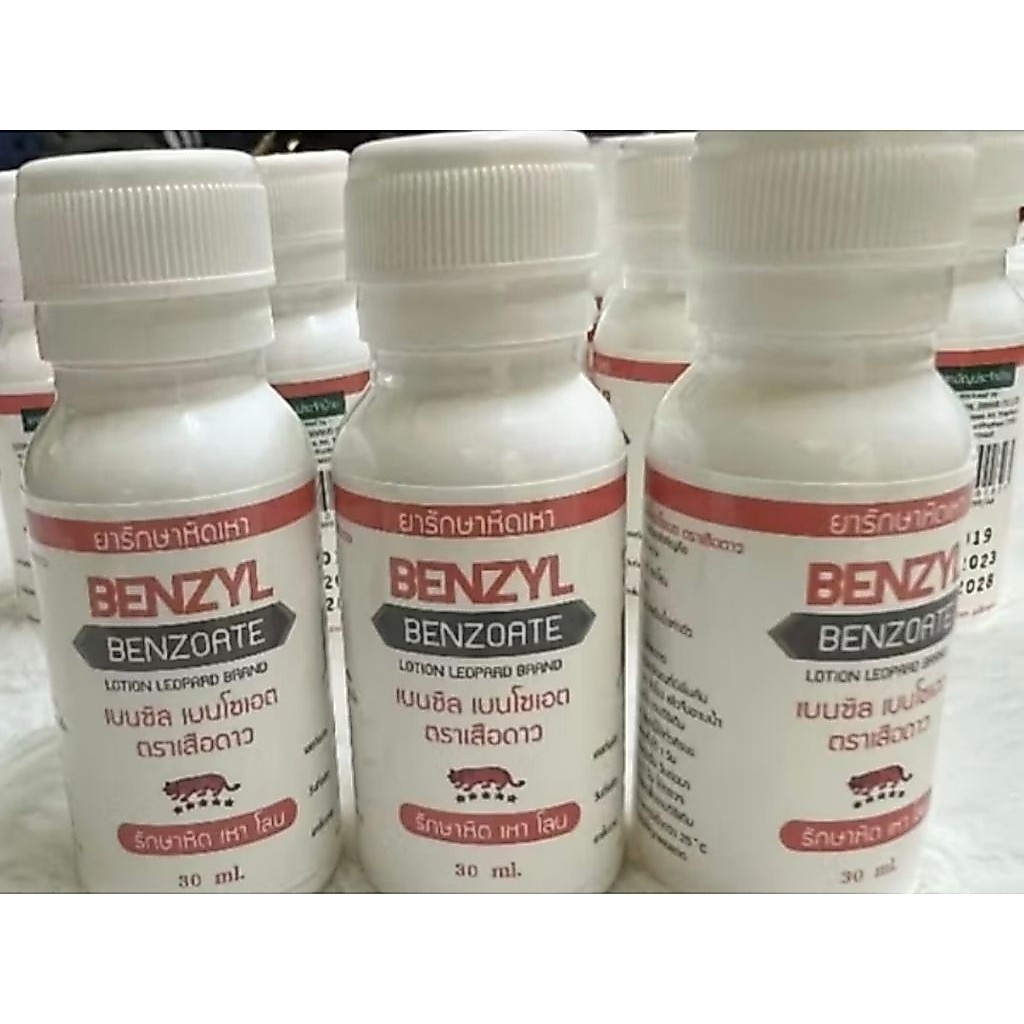 ยาฆ่าเหา ขจัดเหา ตราเสือดาว สระผม Lice louse scabies crab lice 30ml leoprad lotion
