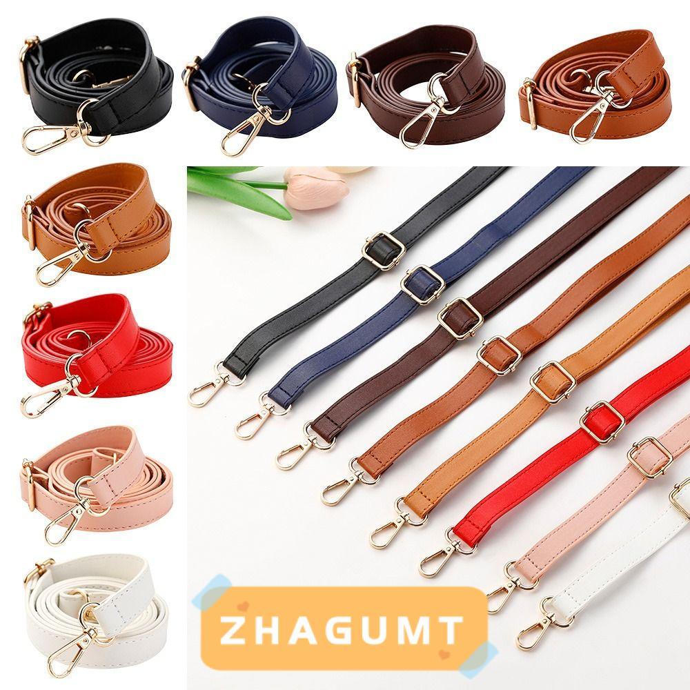 ZHAGUMT366KB 130 ซม.สายหนังที่ถอดออกได้Crossbodyปรับไหล่กระเป๋าอุปกรณ์เสริม