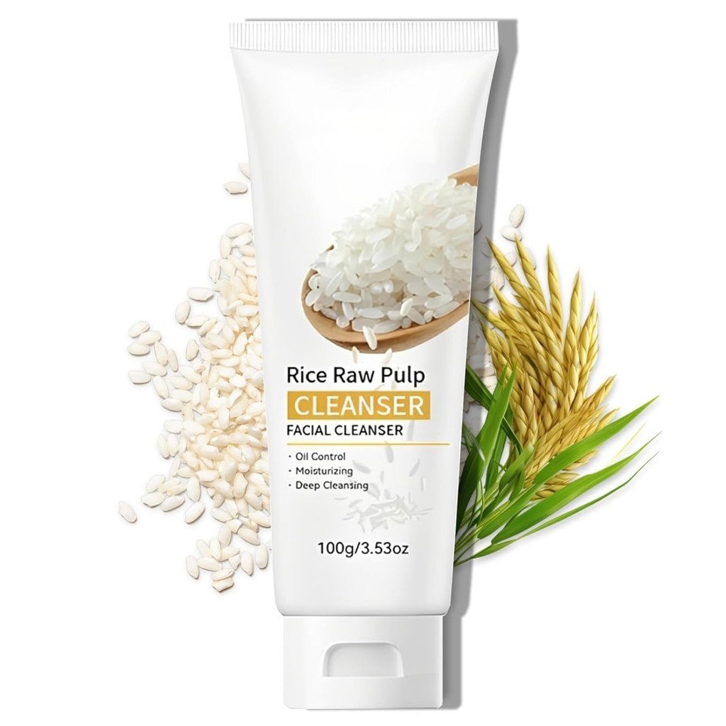 NovaCharm Rice Cleansing Foam - Rice Facial Wash for Oily Skin - น้ํายาทําความสะอาดอ่อนโยนสําหรับผู้