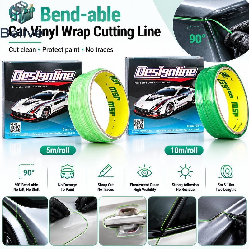 เทปเดินลายรถ Fineline Masking Tape ยาว5M/10M กว้าง3.5MM งานคัสต้อม ศิลปะ เทปตัดลาย