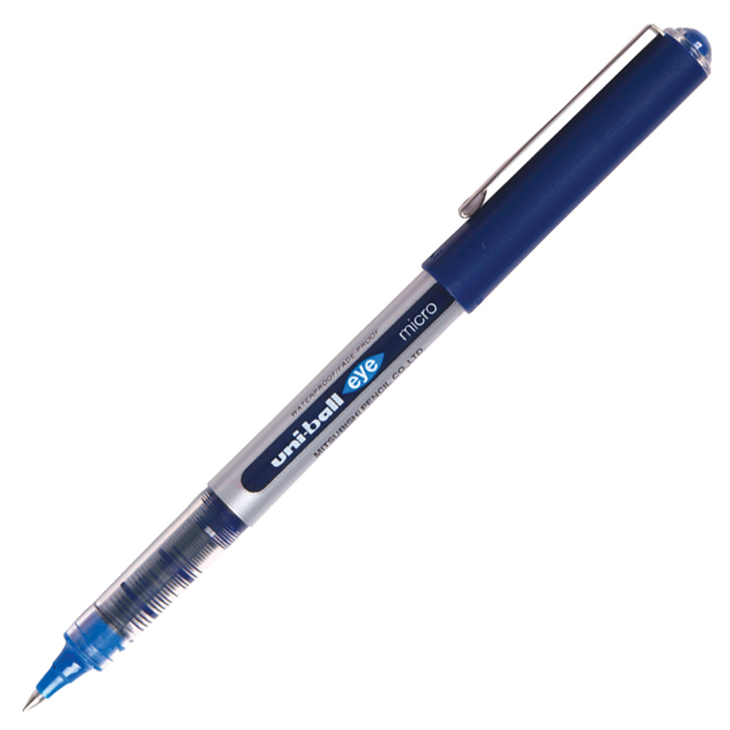 ปากกาโรลเลอร์บอล 0.5 มม. น้ำเงิน ยูนิ Eye Micro UB-150