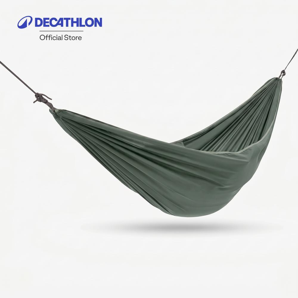 Decathlon One-Person Hammock - Basic 300 X 150 Cm - 1 Person เปลญวนสำหรับ 1 คน รุ่น Basic ขนาด 300 X 150 ซม. - Black