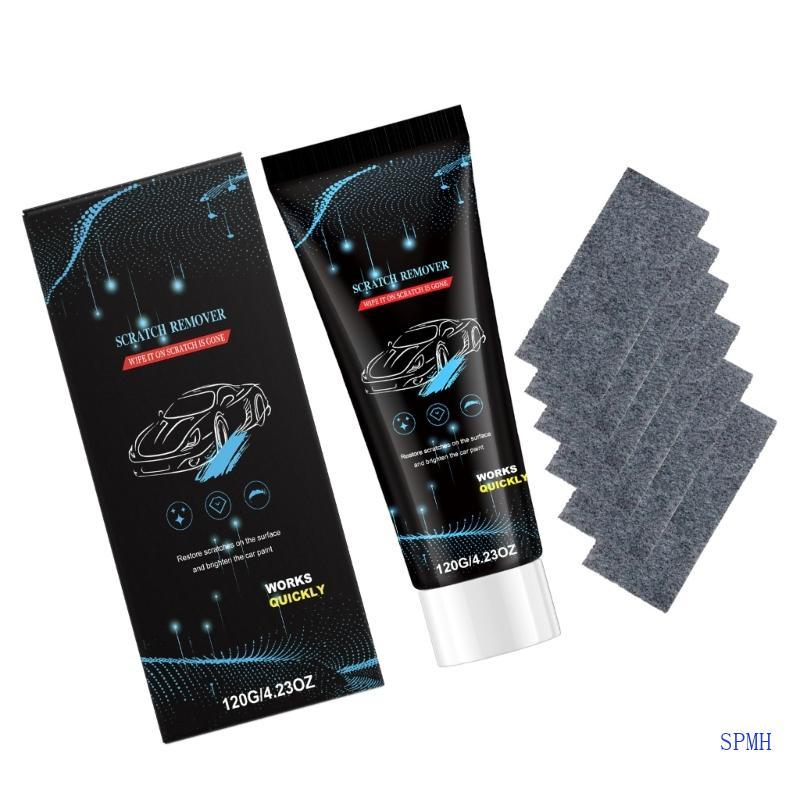 Super Garage Car Scratch Care Kit พร้อมหลอดซ่อม 6 เช็ดผ้าและกล่อง Wipe-On Paint Touch Up Set สําหรับ