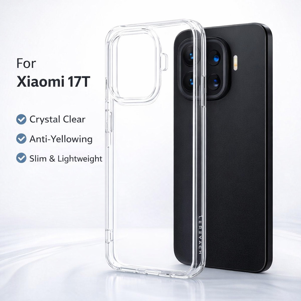ใสโปร่งแสง เคส Xiaomi 17T / 17T Pro PC Hard ฝาหลังบางเฉียบกันกระแทก CA1000