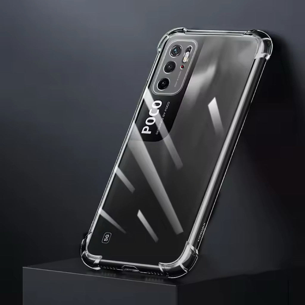 AirBag Clear Case Poco C75 M3 M3 Pro M4 Pro M5 M5s X3 X3 Pro X5 X5 Pro X6 X6 Pro M6 Pro M7 Pro F3 F6