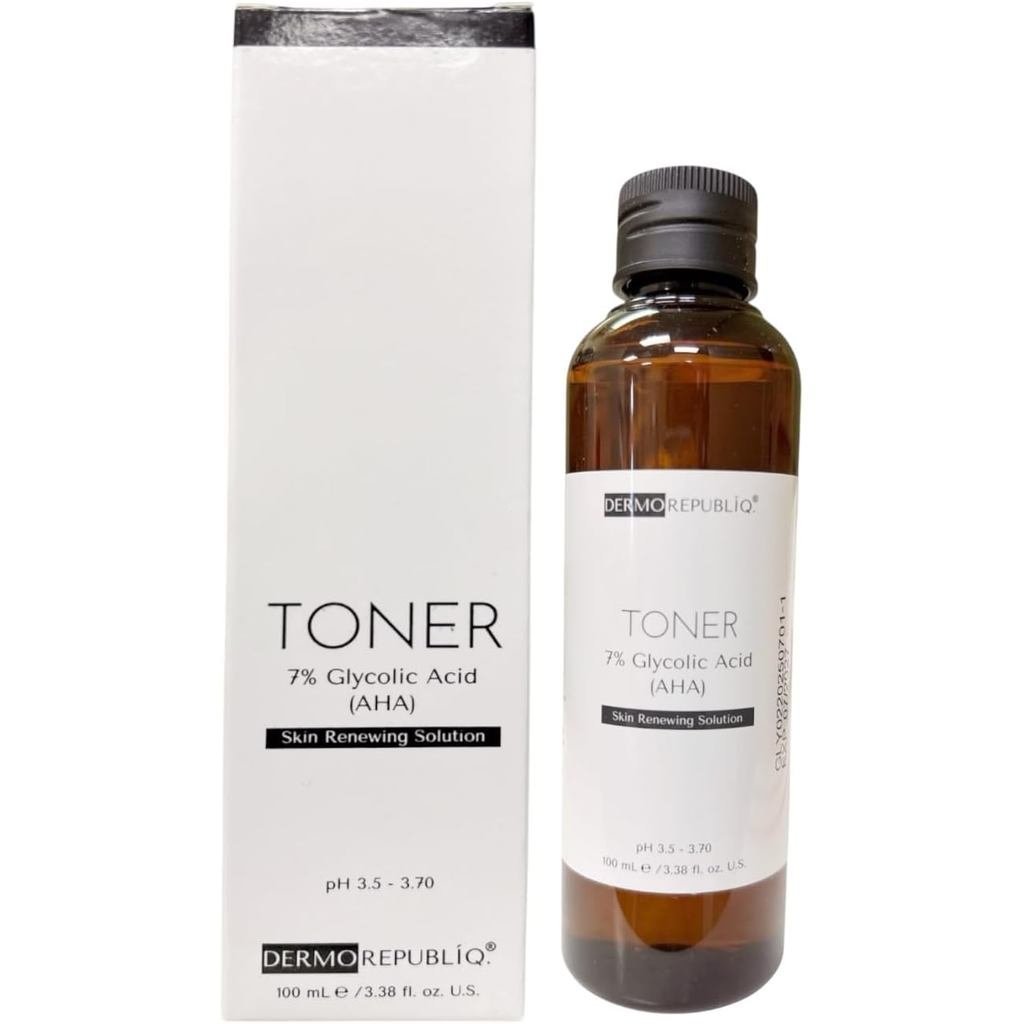 Dermorepubliq7%GlycolicAcid(AHA)RenewingToner100mL 9TO9 FE8N