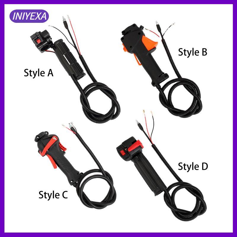 [Iniyexa] ที่จับเสริมเครื่องตัดหญ้า Handle Switch สายคันเร่งเปลี่ยน Strimmer Handle Switch กระเป๋าเป้สะพายหลังเครื่องตัดแปรง Handle Cable Attachments ที่เชื่อถือได้