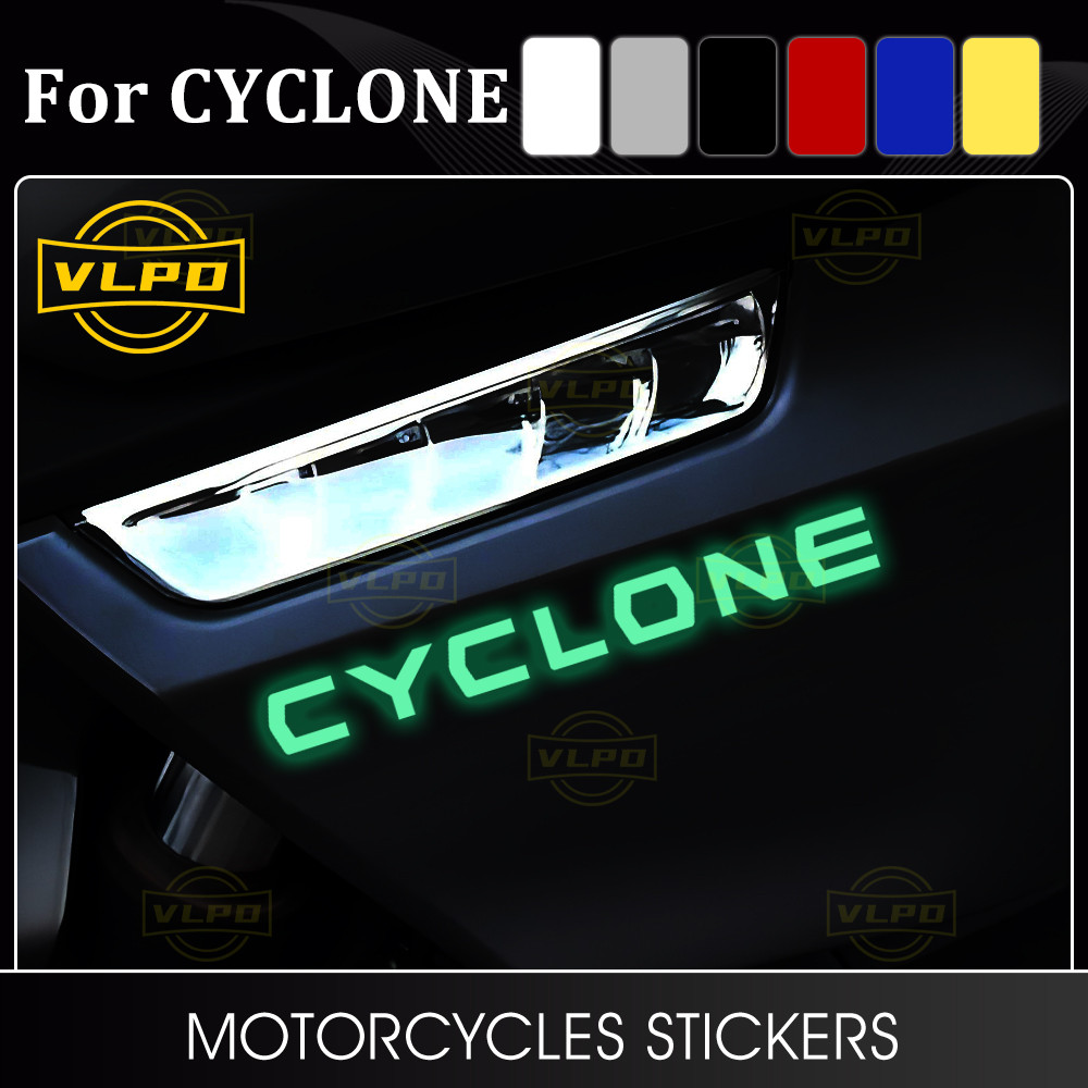 สติ๊กเกอร์เรืองแสงรถจักรยานยนต์รูปลอกกันน้ําสําหรับ Cyclone RX401 RX600 RA600 RX1 RX2 RX3 RX6 RX401 