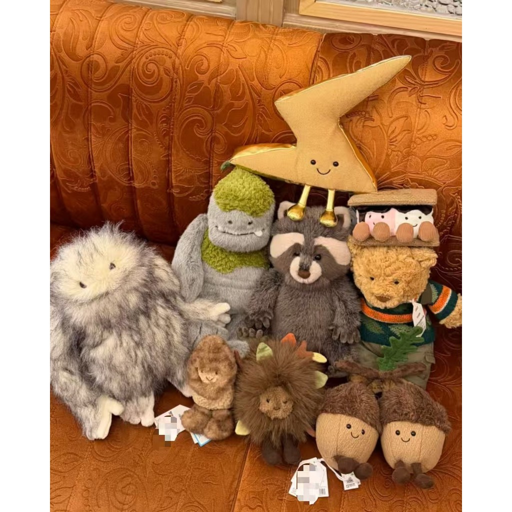 Stoneman Raccoon Sleeping Wombat Snow Monster ของเล่นตุ๊กตาหมอน Warm ประกอบ Healing