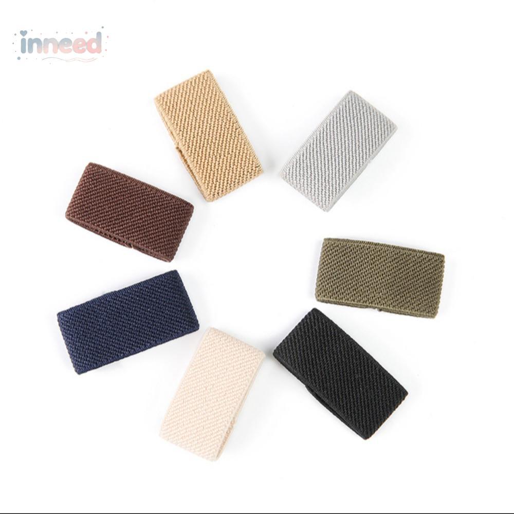 INNEED Belt Elastic Ring, Accessories Mini Twill Fixed Bottom Belt, Nylon Intermediate Finger Ring