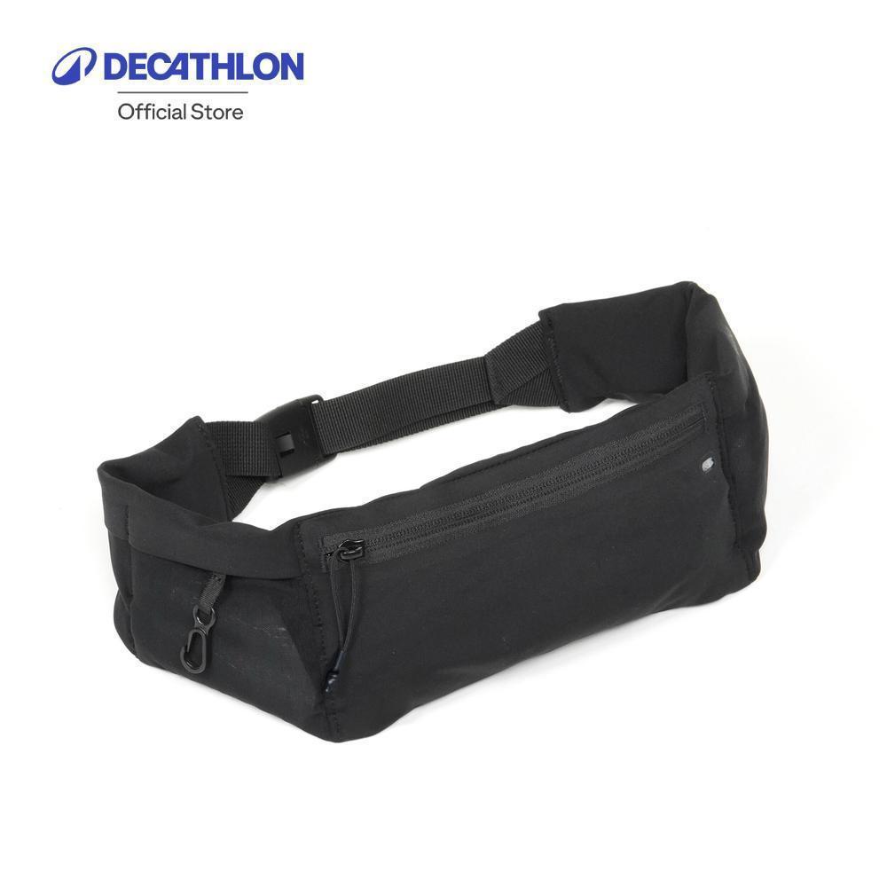 Decathlon Kiprun Comfort 2 Unisex Smartphone Running Waistband 5 Pockets กระเป๋าคาดเอวใส่วิ่ง - Black