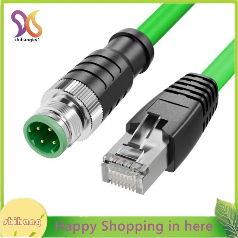 ถึง RJ45 สําหรับ Ethercat/Profinet Iiot 4Pin to RJ45 IP67 กันน้ํา STP ป้องกัน RJ45 1M