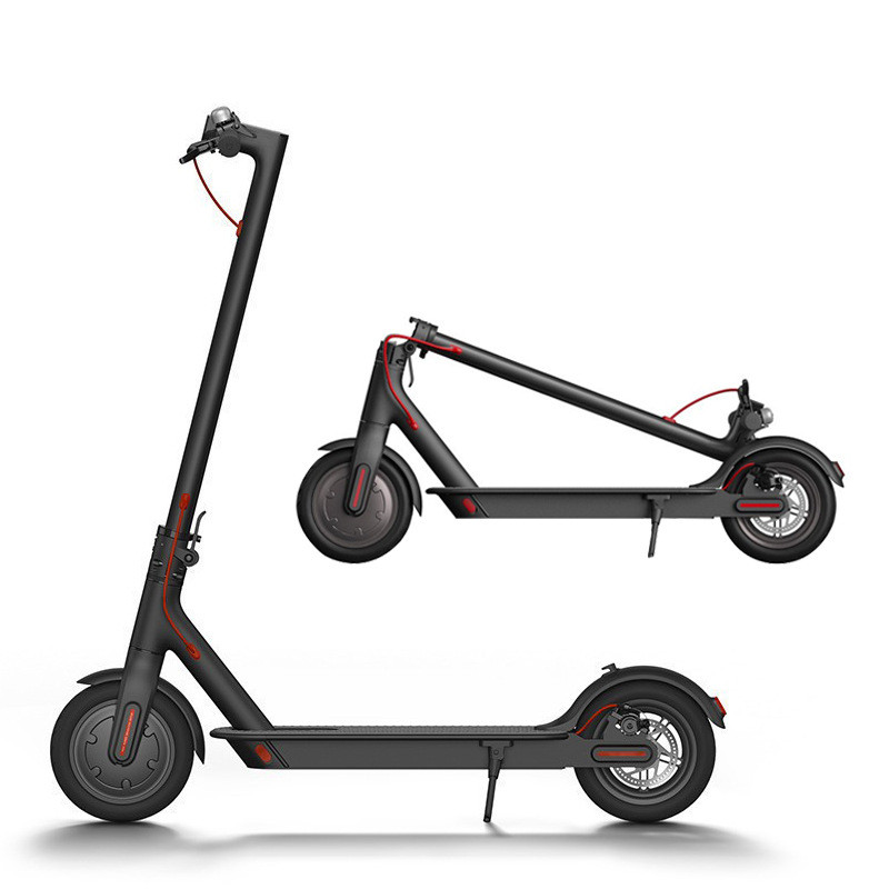E-Scooter ผู้ใหญ่ สกู๊ตเตอร์ไฟฟ้าพับได้   สกู๊ตเตอร์ไฟฟ้าไปตลาด สกู๊ตเตอร์ไฟฟ้าแบตเตอรี่ลิเธียม วิ่ง