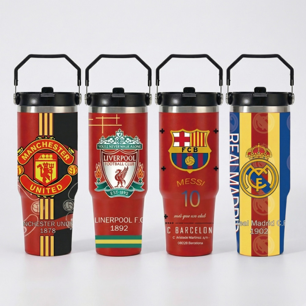 แก้วเก็บความเย็น 890ml มีหูหิ้ว มีหลอด ด้านในสแตนเลส 316 เก็บร้อนเย็น แก้วเก็บอุณหภูมิ แก้วน้ำพกพา แก้วกาแฟ แก้วสแต 007