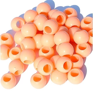 ลูกปัดอะคริลิคแฮนด์เมดสีพื้นขนาดใหญ่สําหรับเด็ก 10 มม.-14 มม.