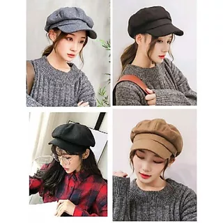 ฺB008 พร้อมส่ง[40 ลาย/สี] หมวก หมวกฟักทอง