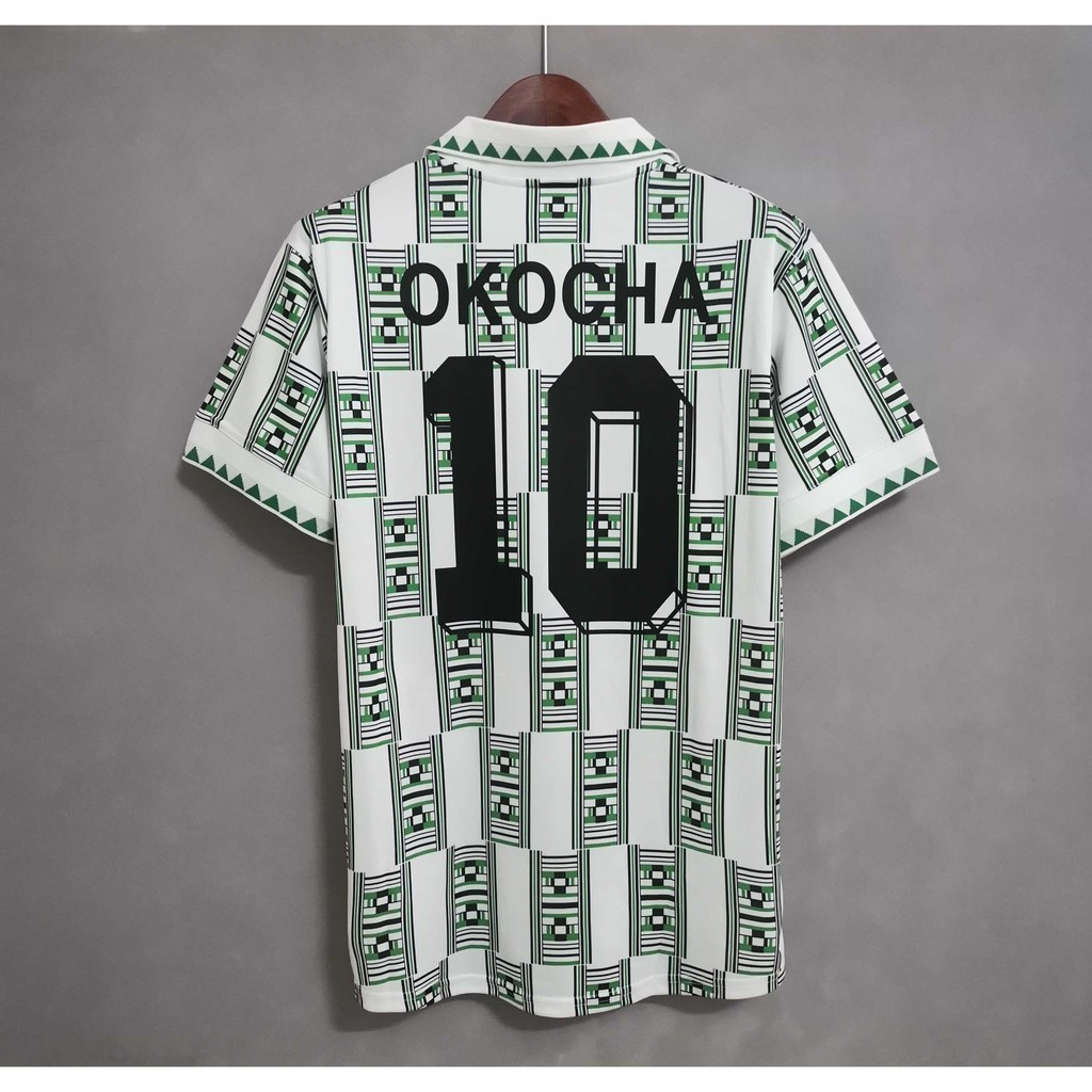 S-XXL Ni-ge-ria 1994 1996 1998 Home Away Retro Soccer Jersey Football- Terry66-F