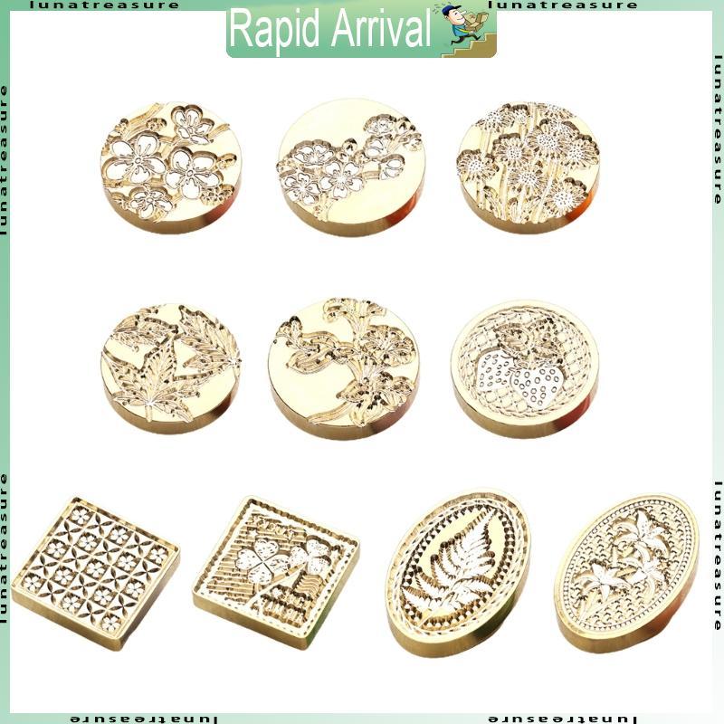 Lun Wax Stamps Little Daisy Flower Sealing Wax Stamp สําหรับซองจดหมายตกแต่งงานแต่งงาน