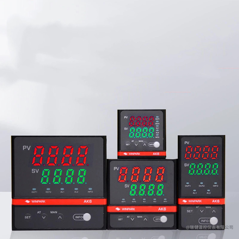Changzhou WINPARK WINPARK เครื่องควบคุมอุณหภูมิ AK6 Series เทอร์โมมิเตอร์ AK6-AKL110-C000R, AK6-AKL2