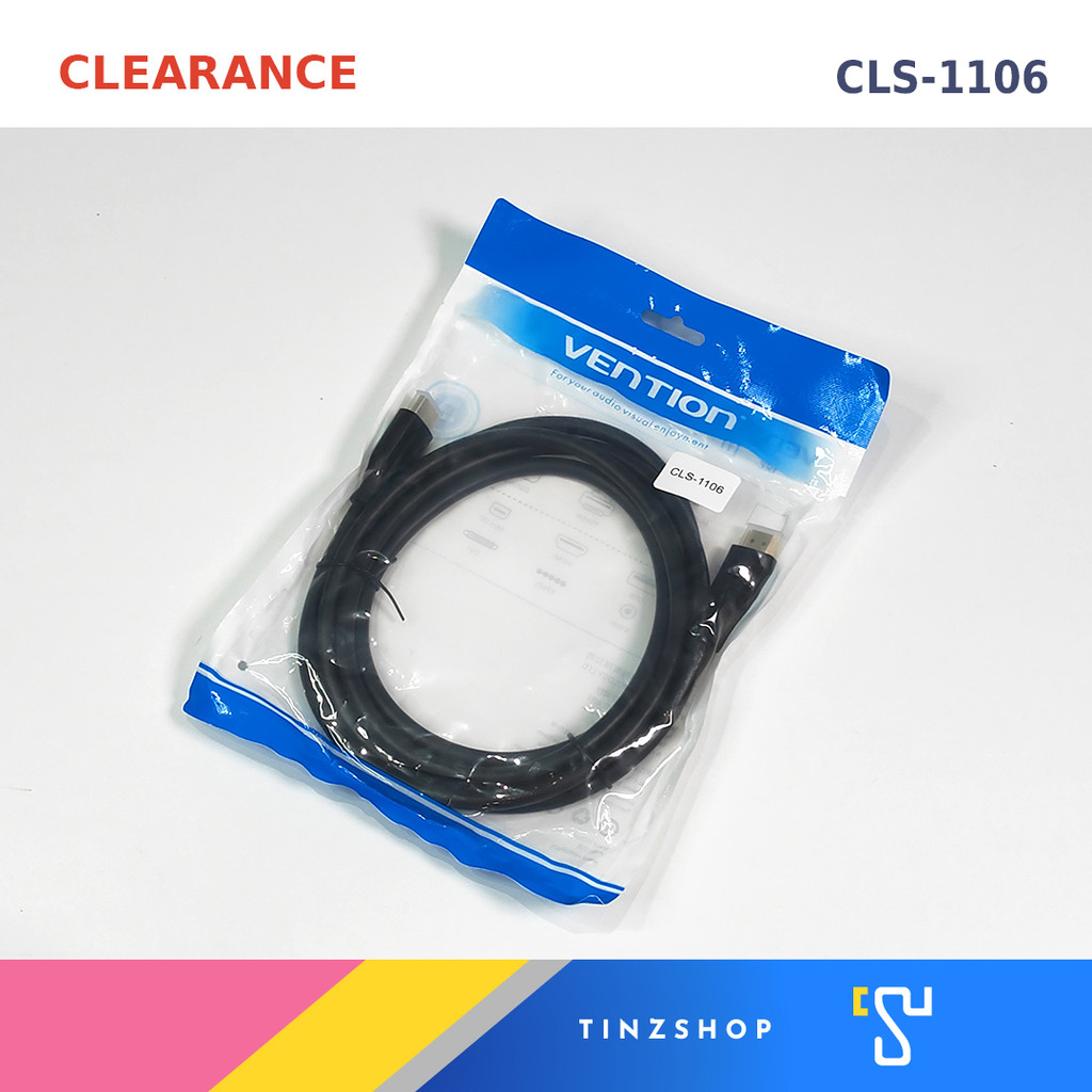 CLS-1106 VENTION HDMI 2.1 Ultra High Speed Cable สาย HDMI ต่อจอภาพ โฮมเธียเตอร์ PS4/PS5 ความยาว 2 เม