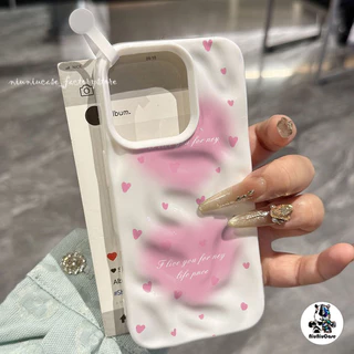 สําหรับ เคสไอโฟน 17 15 สำหรับ iPhone 13 16 11 15 17 14 12 Pro Max 15 14 16 7 8 Plus XR X XS ความรักเล็ก ๆ น้อย ๆ ที่หวาน