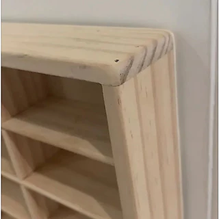 ชั้นวางรถของเล่นไม้ ชั้นโชว์โมเดลรถ รถของเล่นเด็ก Montessori wooden Shelf Show Case for 1/64 Car Toys Tomica/ Hot Wheels