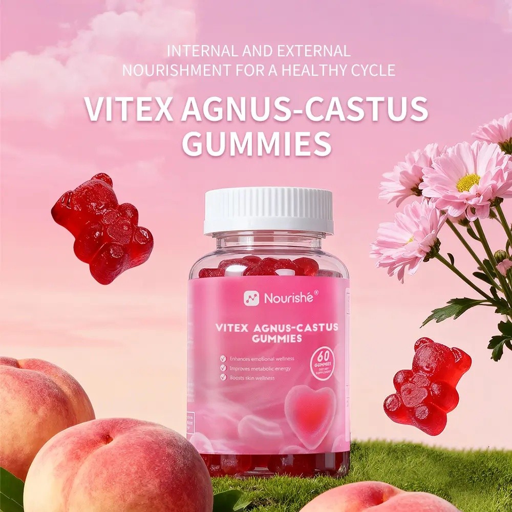 [ขายครบรอบ 3 ปี]บํารุง PMS Vitex agnus-castus Gummies สําหรับผู้หญิง - บรรเทา PMS เชิงรุก