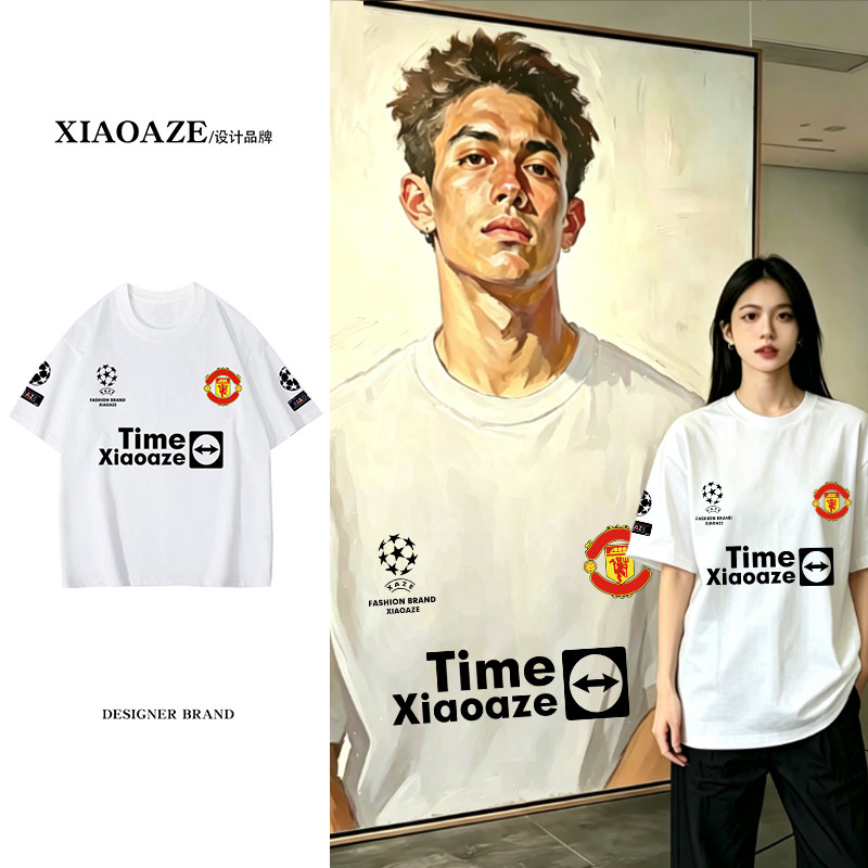 NEW ARRIVALS RHUDE 25SS T SHIRTS เสื้อยืดแขนสั้นฤดูร้อนและอินเทรนด์อินเทรนด์