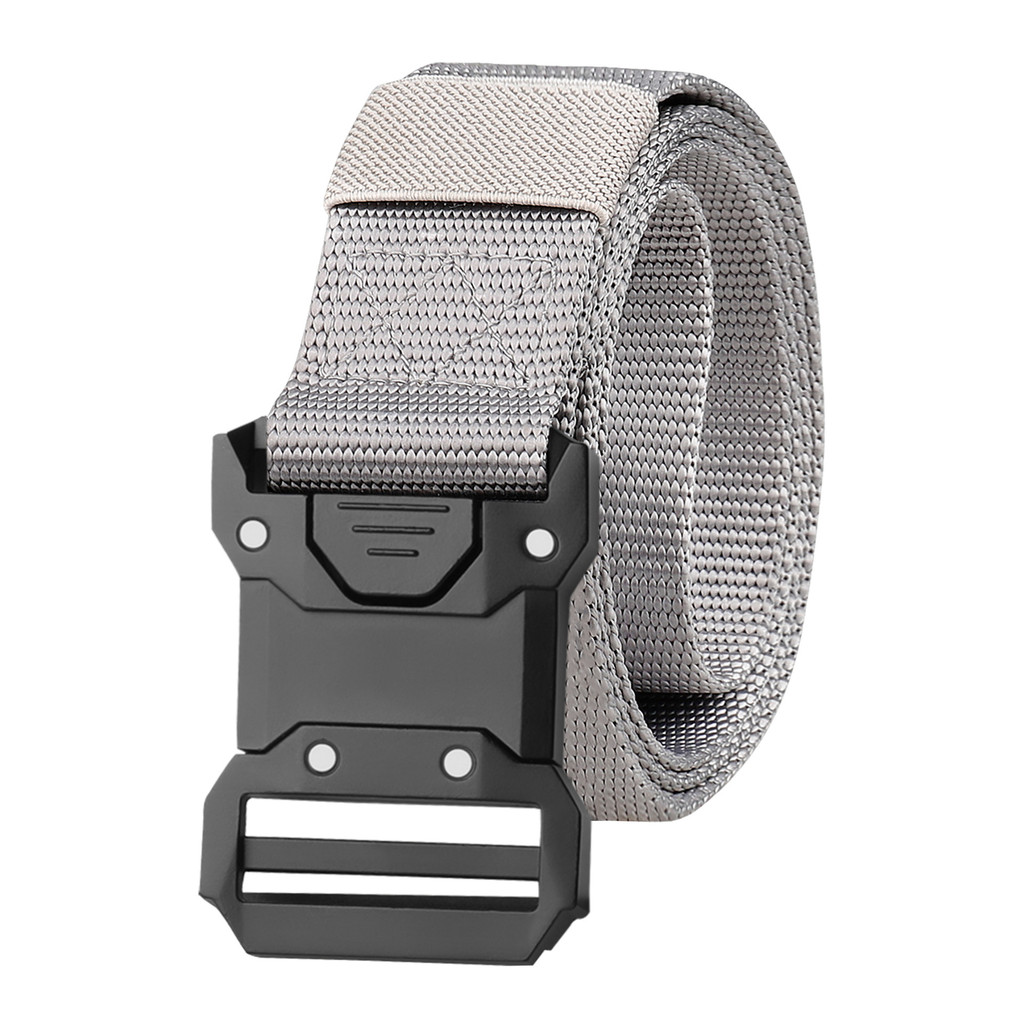 Tactical Belt Sports and leisure alloy buckle nylon canvas training belt Workwear belt