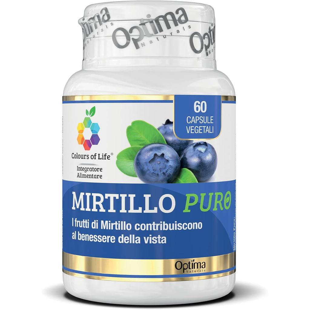 Life Color Pure Blueberry-Black Blueberry อาหารเสริม, ส่งเสริม Vision Health-Improve Microcirculatio