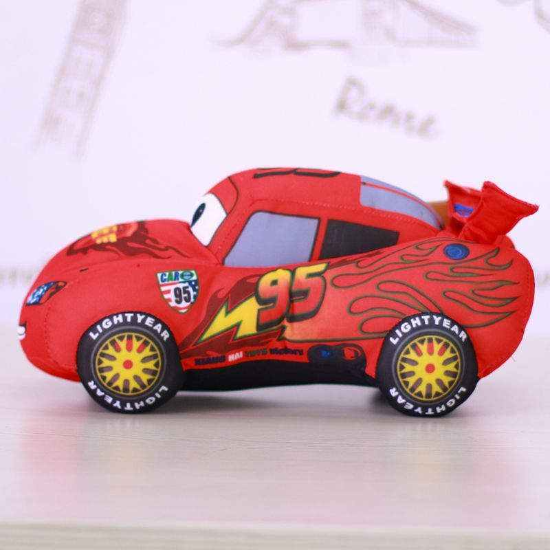 ตุ๊กตา Lightning McQueen รถตุ๊กตาของเล่น Lightning Racing รถ Racing เด็กเตียงหมอนนอน McQueen Boy Lig
