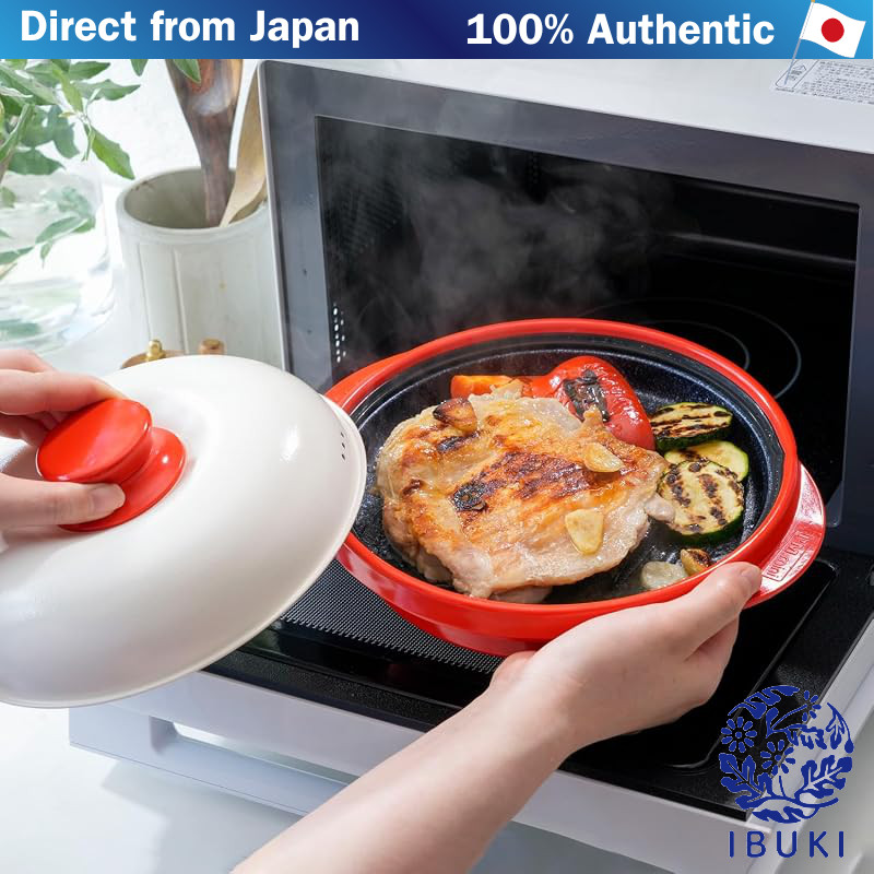 RANGEMATE PRO Microwave Cooking Tool with Recipe Book - Patented Technology for Grilling Fish and Mo